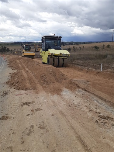 Wet areas on MR73 Tarana construction