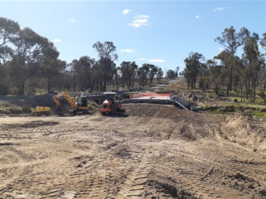 Tolleys Gully Bridge abutments