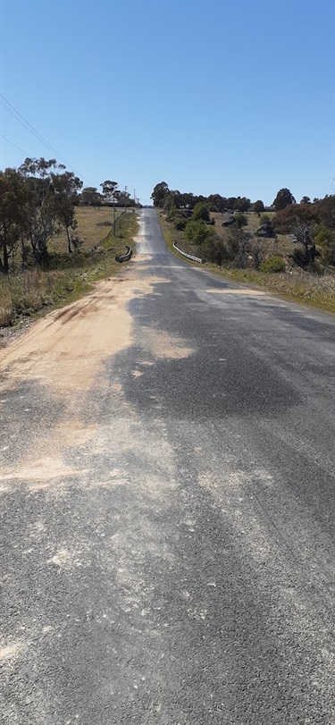 Tar patching Kingstown Road