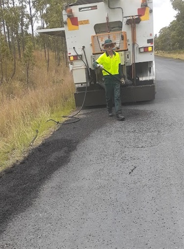 Kingstown Road Tar Patching