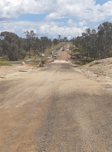 Tolleys Gully Bridge Construction