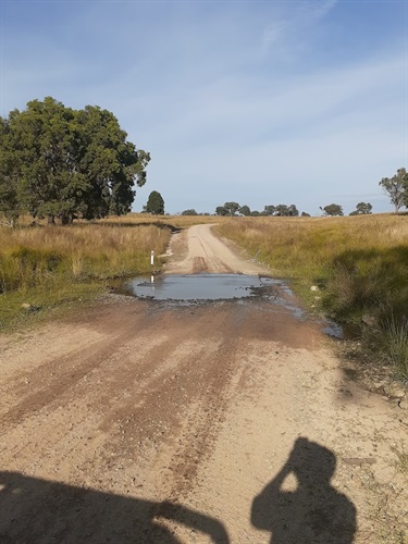 Grading and gravel resheeting Sanctuary Road (Before).jpg