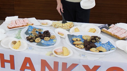 Thank you to Louise and Wendy for their beautiful baking!